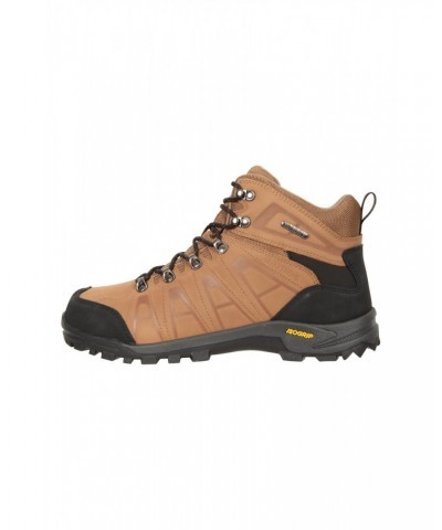 Hurricane Extreme Mens Waterproof IsoGrip Boots Brown $48.59 Footwear