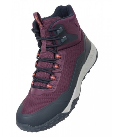 Magnify Womens Waterproof Hiking Boots Purple $34.79 Footwear