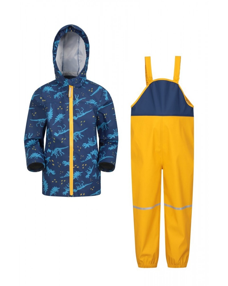 Raindrop Waterproof Jacket and Pants Set Mustard $24.91 Jackets