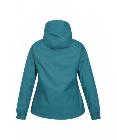 Bracken Melange Womens 3 in 1 Jacket Teal $35.00 Jackets