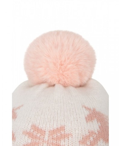 Faux Pearl Kids Pom Beanie Cream $9.00 Accessories