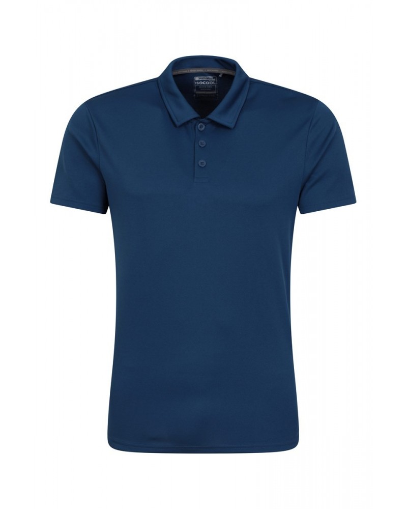 Endurance Isocool Mens Polo Dark Blue $13.76 Tops