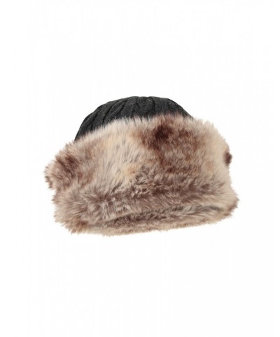 Womens Furry Hat Grey $12.50 Ski