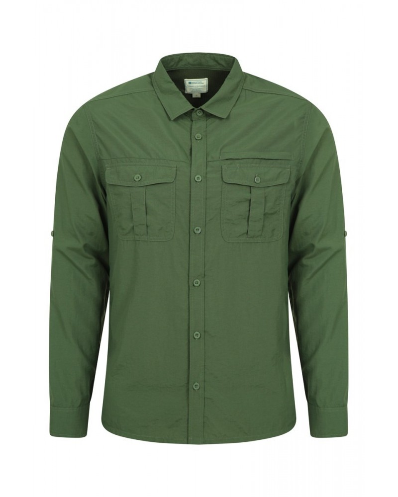 Navigator II Mens UV Shirt Khaki $23.99 Tops