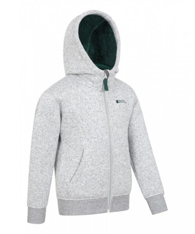 Nevis Fur Lined Kids Hoodie Carbon $15.40 Tops