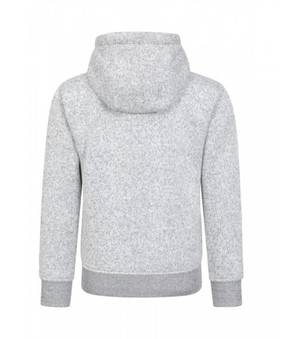 Nevis Fur Lined Kids Hoodie Carbon $15.40 Tops