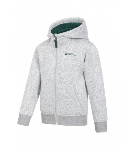 Nevis Fur Lined Kids Hoodie Carbon $15.40 Tops