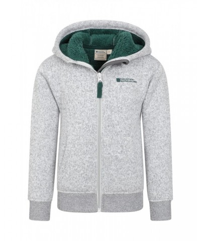 Nevis Fur Lined Kids Hoodie Carbon $15.40 Tops