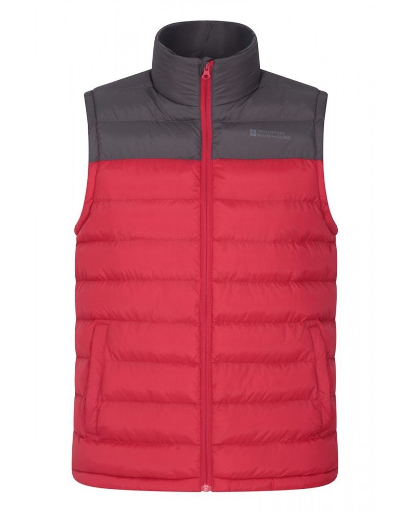 Seasons Mens Insulated Vest Red $17.15 Jackets