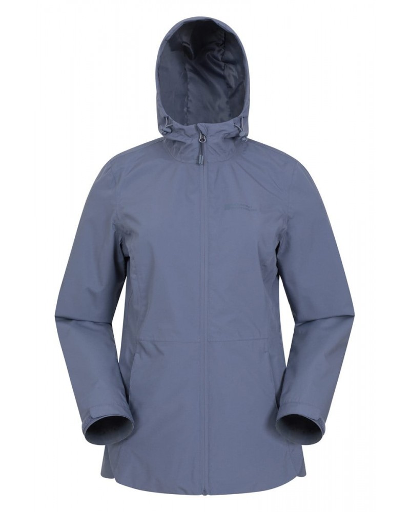 Vancouver Ultra-Lightweight Waterproof Womens Jacket Blue $22.35 Jackets