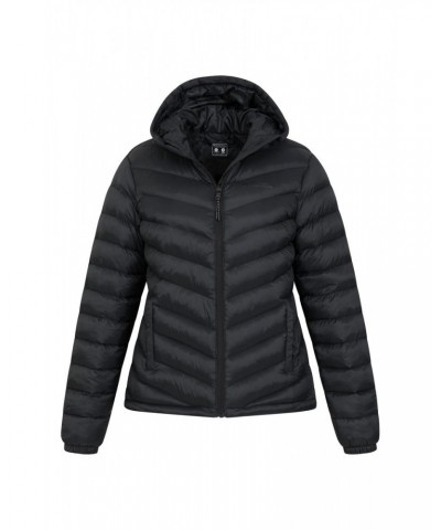 Seasons Womens Insulated Jacket Jet Black $35.69 Jackets