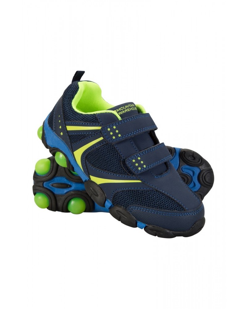 Light Up Adaptive Toddler Shoes Navy $15.00 Footwear