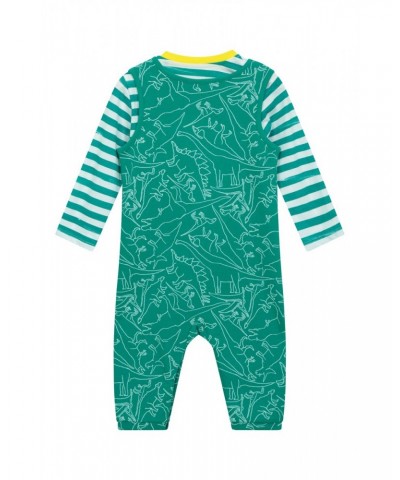 Baby Long Sleeve Overall Set Green $14.99 Babywear