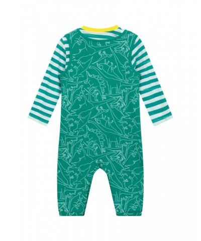 Baby Long Sleeve Overall Set Green $14.99 Babywear