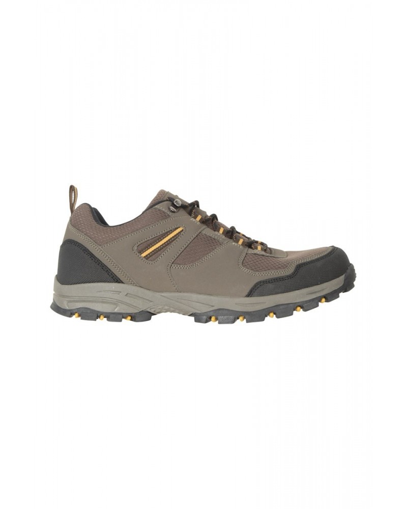 McLeod Mens Outdoor Wide-Fit Hiking Shoes Brown $22.50 Footwear