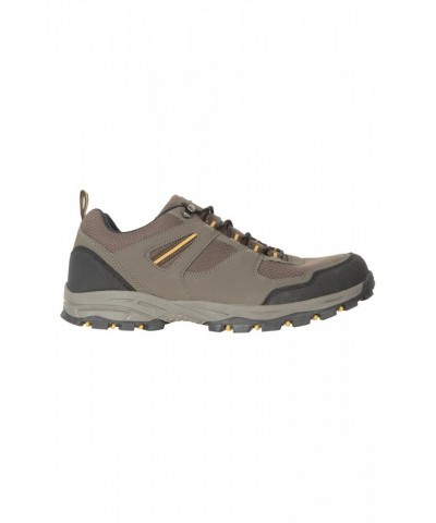 McLeod Mens Outdoor Wide-Fit Hiking Shoes Brown $22.50 Footwear