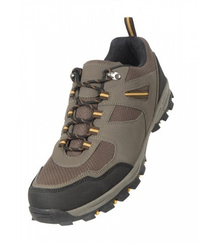 McLeod Mens Outdoor Wide-Fit Hiking Shoes Brown $22.50 Footwear