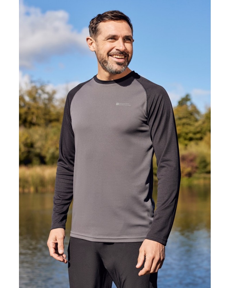 Endurance Mens Long Sleeved Top Black $12.75 Active