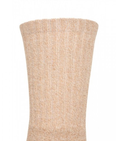 Outdoor Mens Mid-Calf Hiking Socks 3-pack Beige $10.00 Accessories