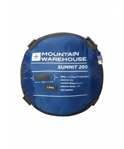 Summit 250 Sleeping Bag Blue $24.38 Sleeping Bags