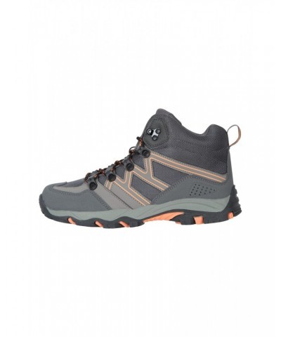 Oscar Kids Hiking Boots Dark Grey $22.50 Footwear