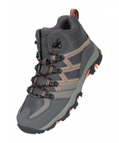 Oscar Kids Hiking Boots Dark Grey $22.50 Footwear