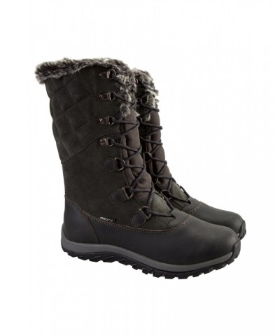 Vostock Womens Snow Boots Dark Grey $50.99 Footwear