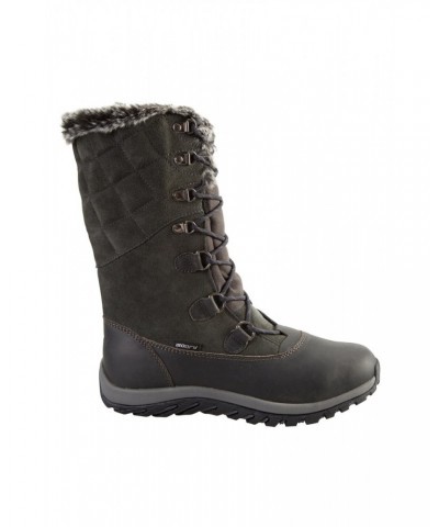 Vostock Womens Snow Boots Dark Grey $50.99 Footwear