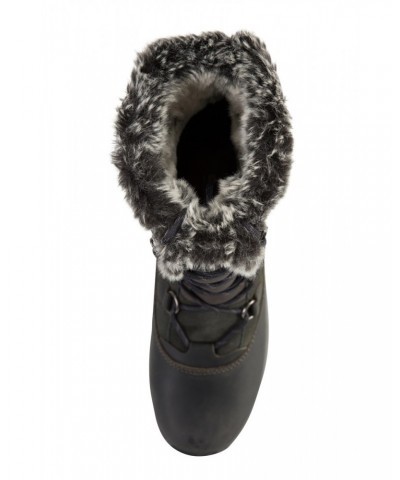 Vostock Womens Snow Boots Dark Grey $50.99 Footwear