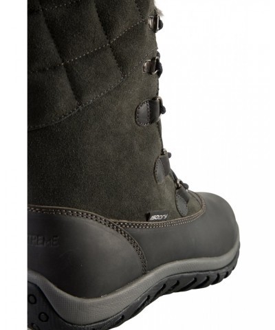 Vostock Womens Snow Boots Dark Grey $50.99 Footwear