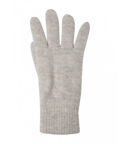 Thinsulate Womens Knitted Gloves Light Grey $14.74 Accessories