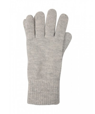 Thinsulate Womens Knitted Gloves Light Grey $14.74 Accessories