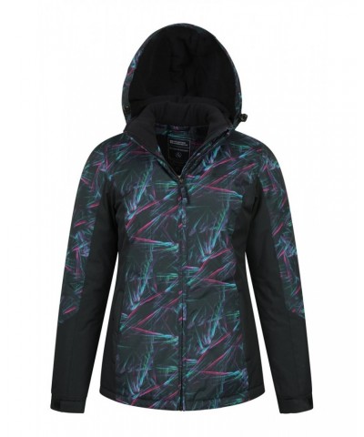 Dawn Womens Printed Ski Jacket Black $23.00 Jackets