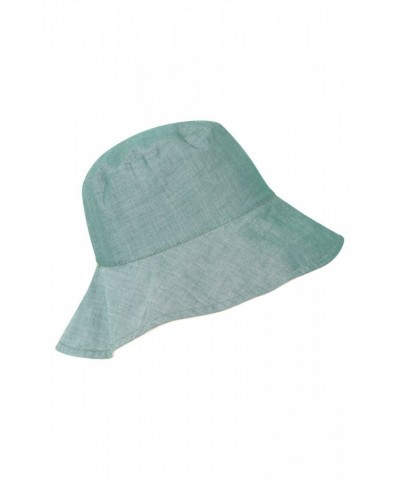 Reversible Plain Womens Bucket Hat Light Khaki $11.19 Accessories