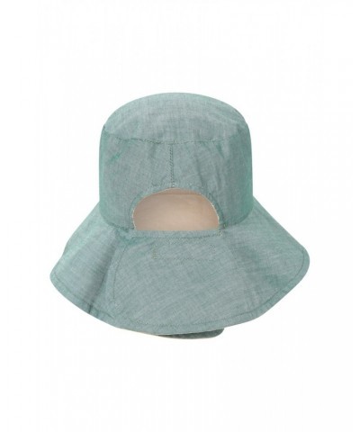 Reversible Plain Womens Bucket Hat Light Khaki $11.19 Accessories