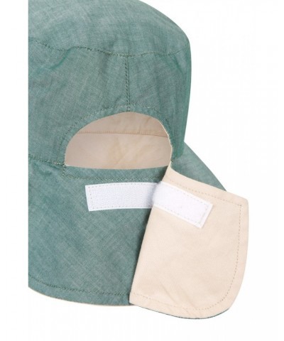 Reversible Plain Womens Bucket Hat Light Khaki $11.19 Accessories