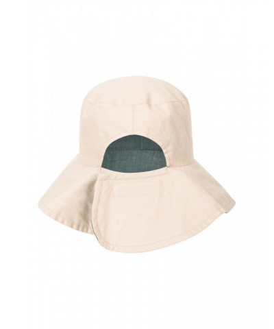 Reversible Plain Womens Bucket Hat Light Khaki $11.19 Accessories