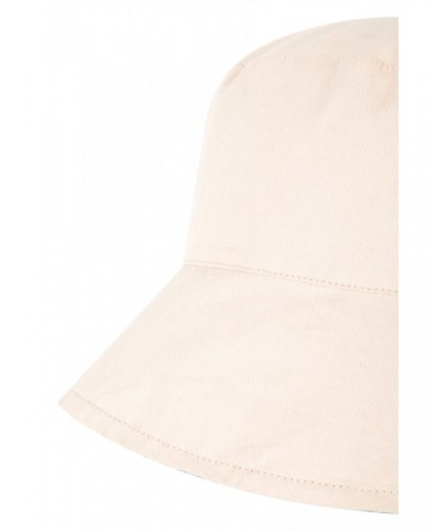 Reversible Plain Womens Bucket Hat Light Khaki $11.19 Accessories