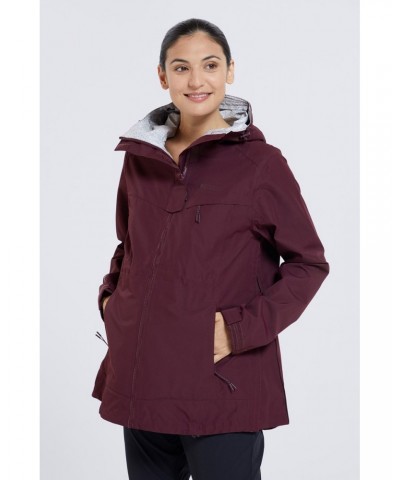 Arlberg Maternity 2.5 Layer Jacket Burgundy $25.50 Jackets