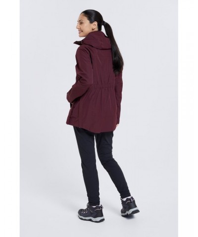 Arlberg Maternity 2.5 Layer Jacket Burgundy $25.50 Jackets