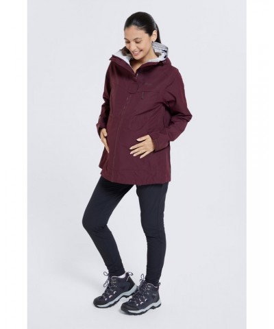 Arlberg Maternity 2.5 Layer Jacket Burgundy $25.50 Jackets