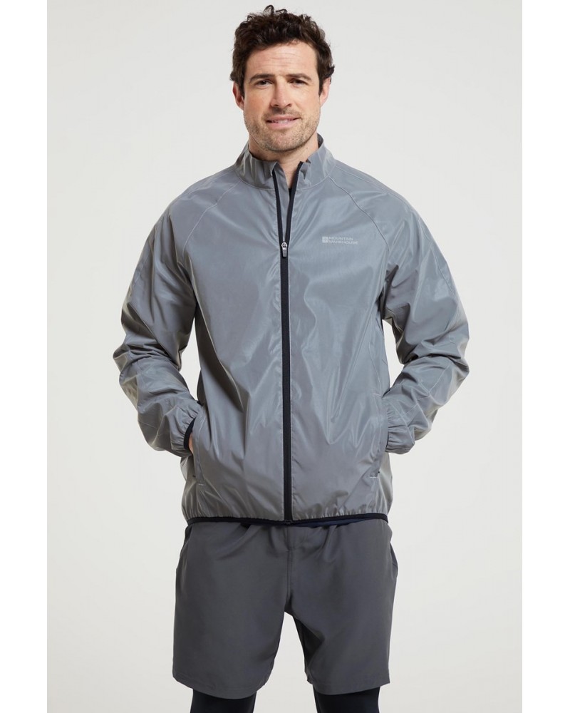 360 Reflective Mens Jacket II Silver $41.29 Active