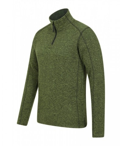 Idris II Mens Half-Zip Fleece Dark Khaki $24.00 Fleece