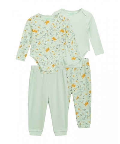 Baby Four Piece Set Green $24.00 Babywear