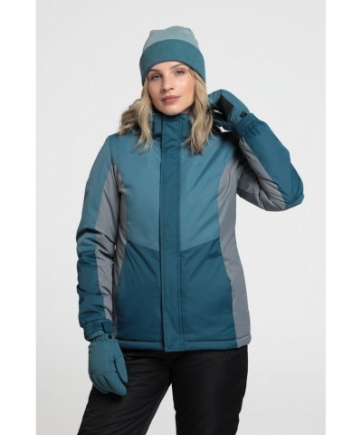 Moon Womens Ski Jacket Dark Teal $24.78 Jackets