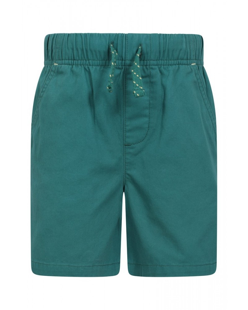 Waterfall Kids Organic Shorts Green $9.87 Pants