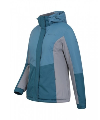 Moon Womens Ski Jacket Dark Teal $24.78 Jackets