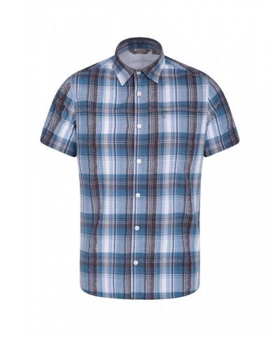 Holiday Mens Cotton Shirt Pale Blue $16.50 Tops