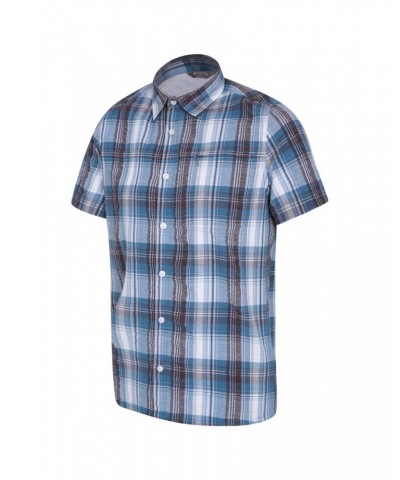 Holiday Mens Cotton Shirt Pale Blue $16.50 Tops