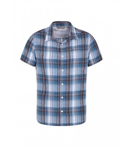 Holiday Mens Cotton Shirt Pale Blue $16.50 Tops